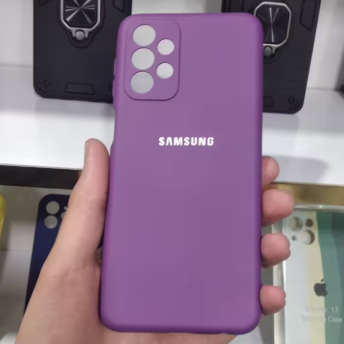 قاب گوشی سامسونگ A23 4G 5G و A13 4G سیلیکونی بنفش