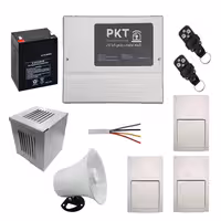 پک دزدگیر اماکن پی .کا.تی همراه با 3عدد چشمی