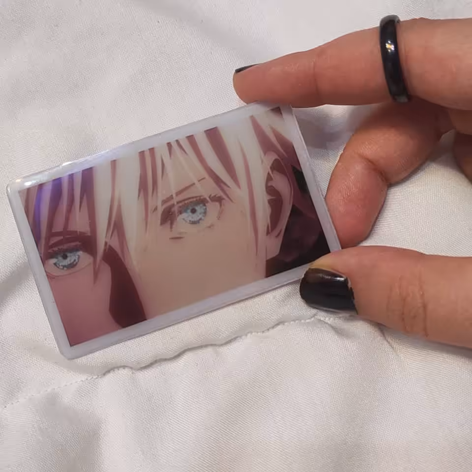 بوک مارک رزینی طرح چشم های گوجو 