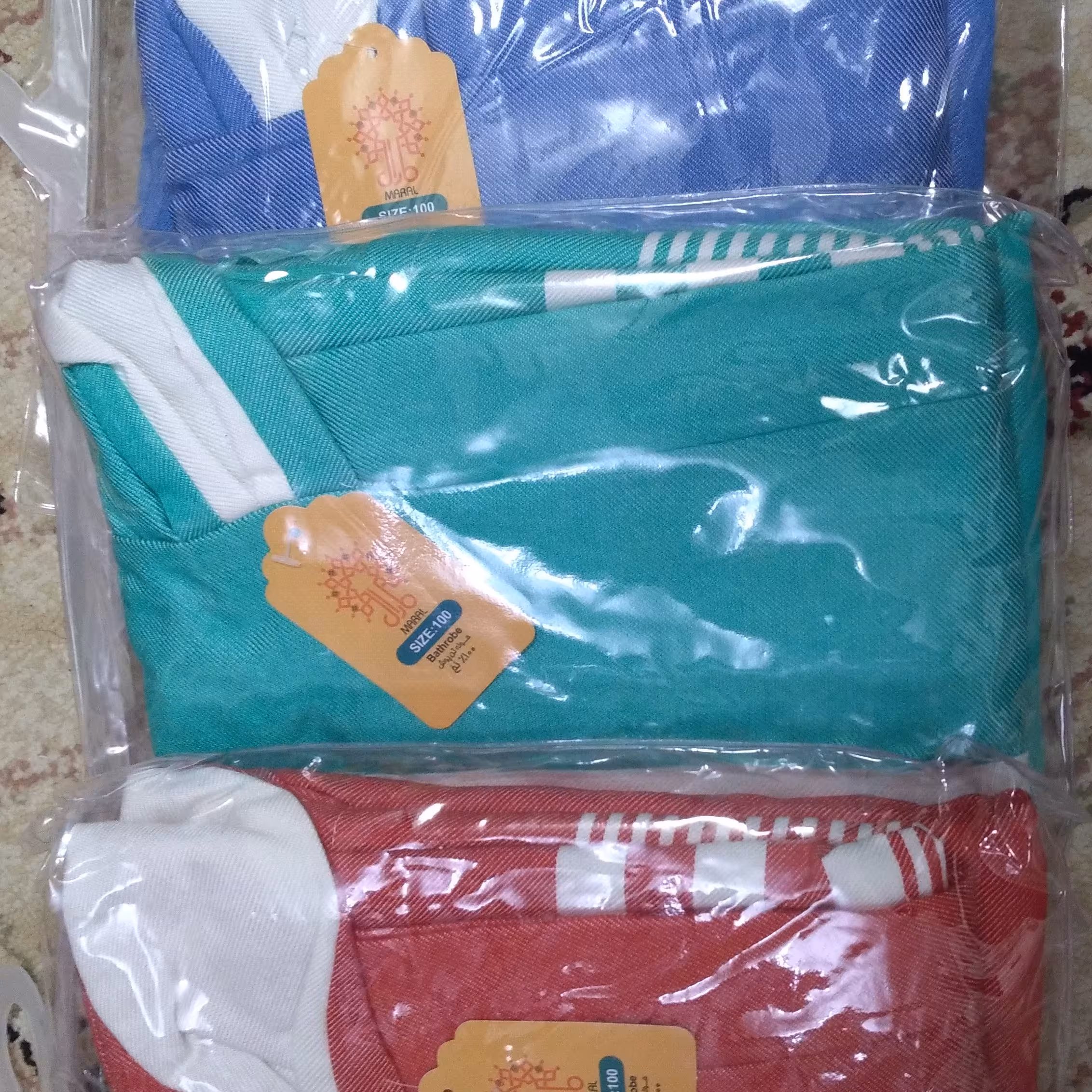حوله تن پوش کودک سایز 100 ( مناسب سن 10 تا 12 سال) 