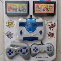 کنسول آتاری میکرو دارای تفنگ و کارتریج بازی
