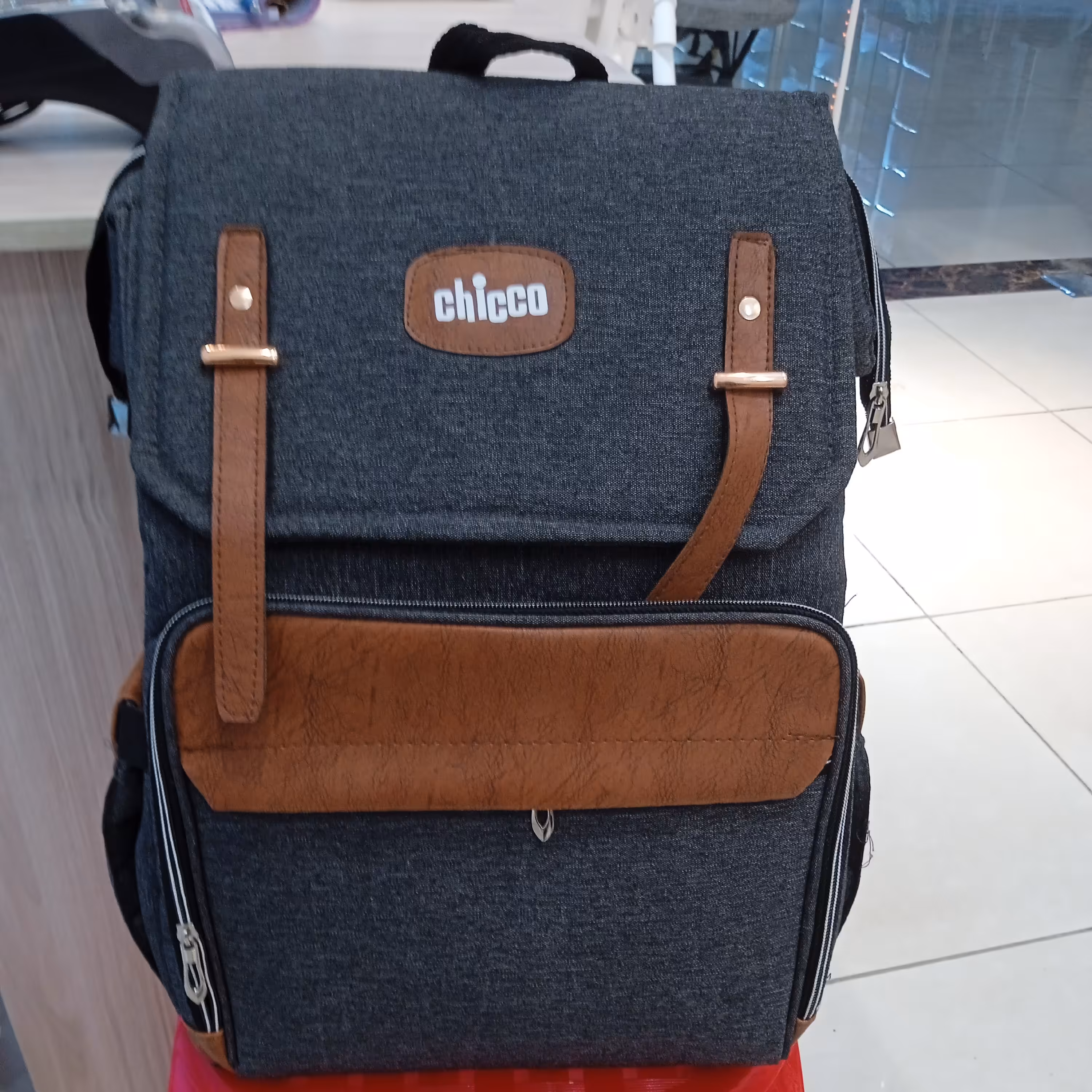 کیف لوازم نوزاد طرح کوله پشتی برند چیکو جنس عالی 