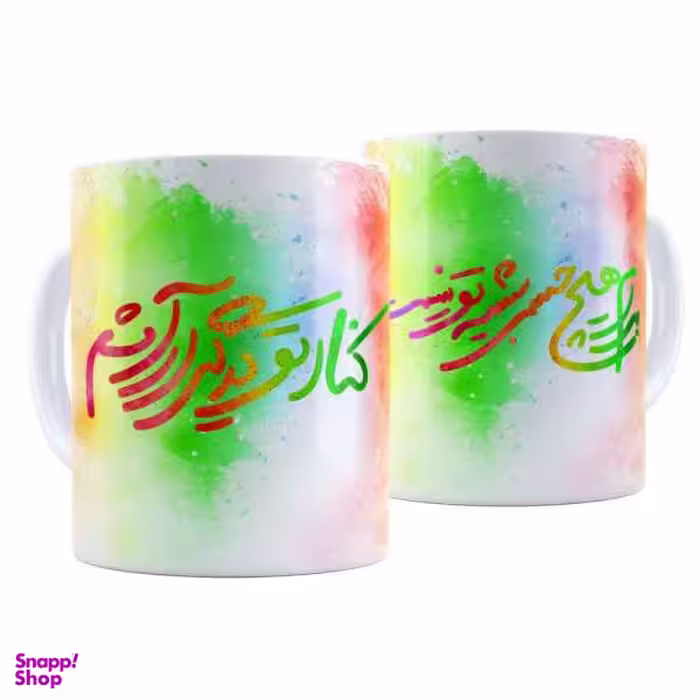 ماگ ترمه طراحان ایده کد c006 بسته 2 عددی