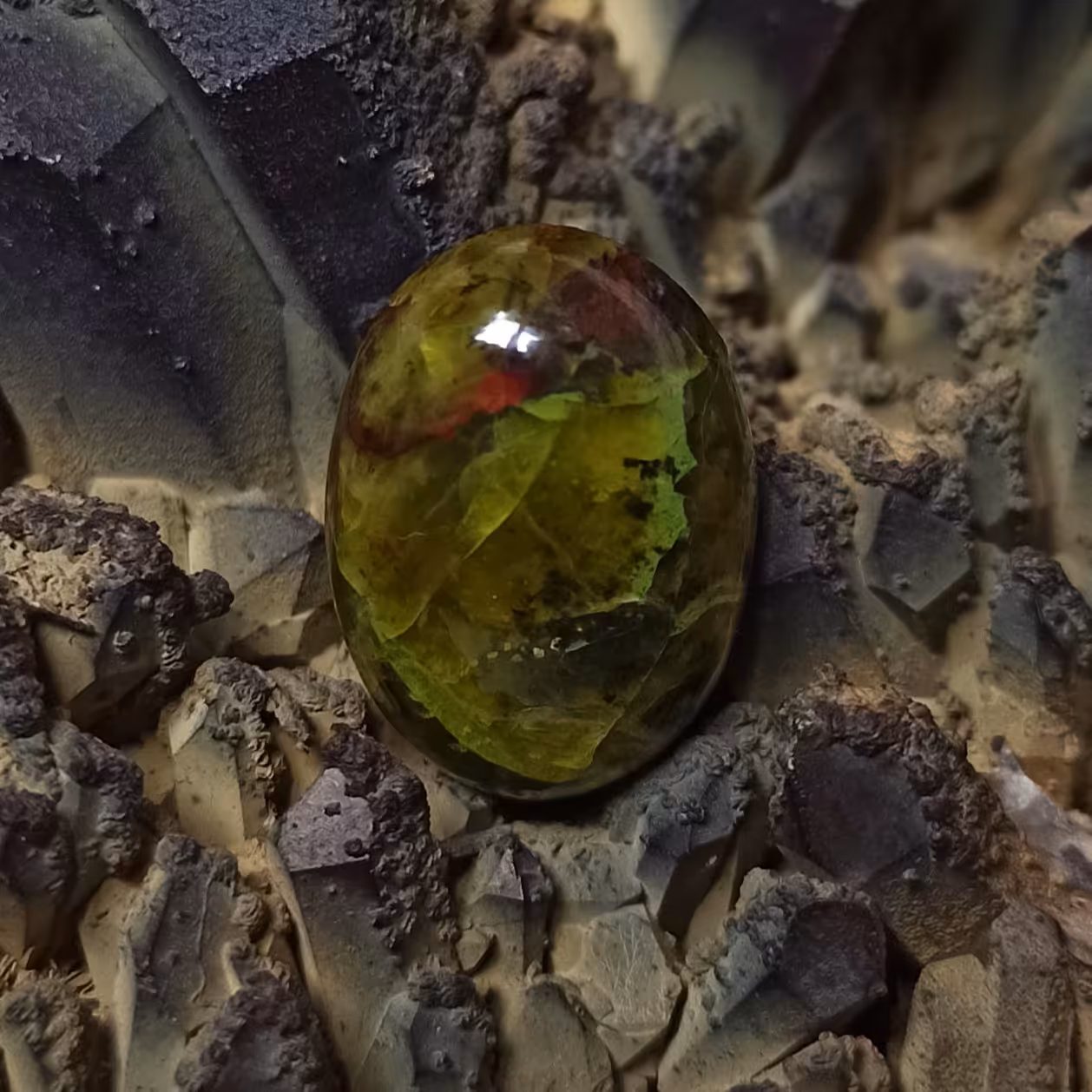 نگین سنگ خاص اپال سبز OPG1