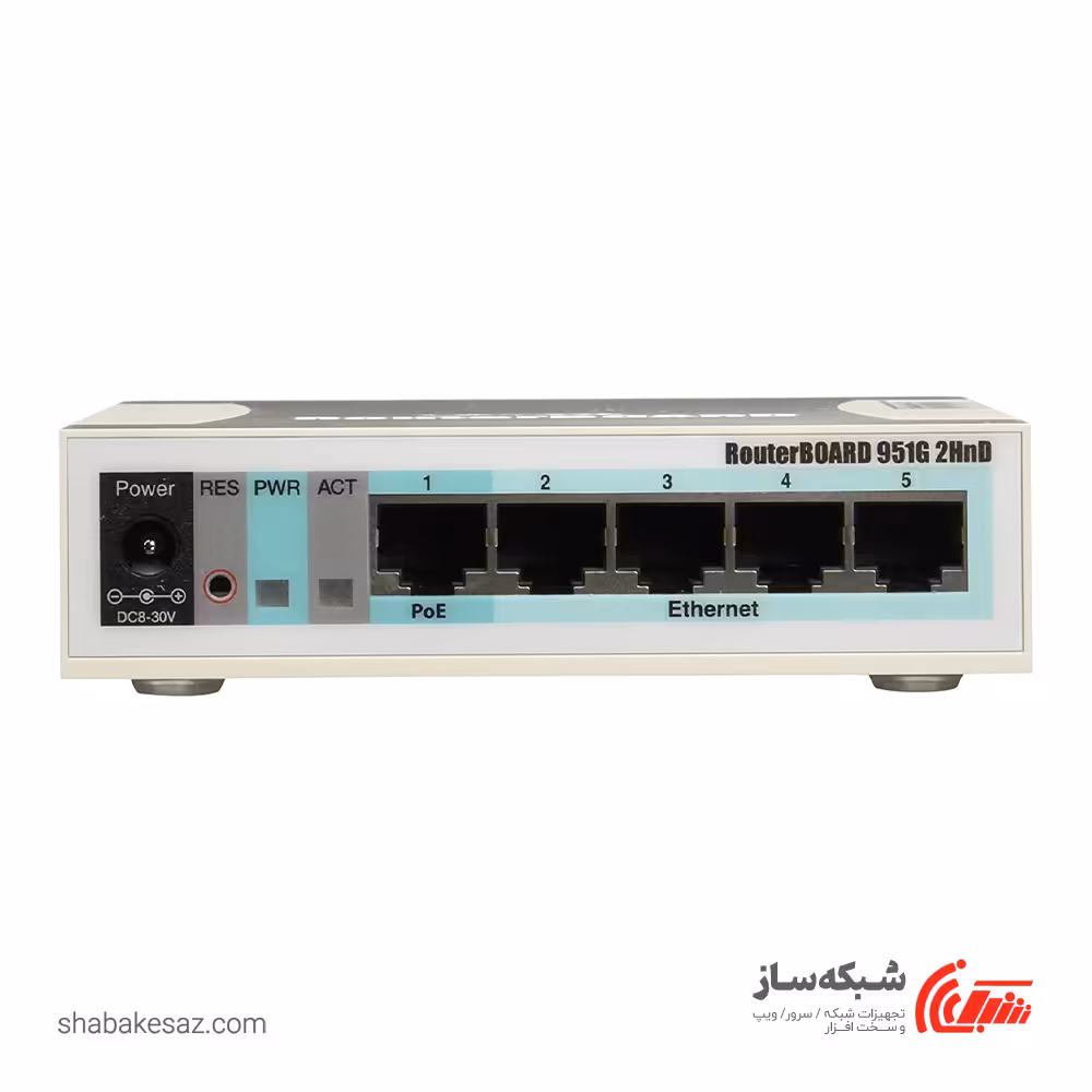 قیمت و خرید روتر وایرلس میکروتیک Mikrotik RB951G-2HnD - شبکه ساز