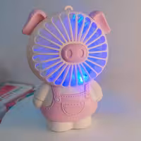 مینی فن عروسکی چراغدار. مینی پنکه فانتزی