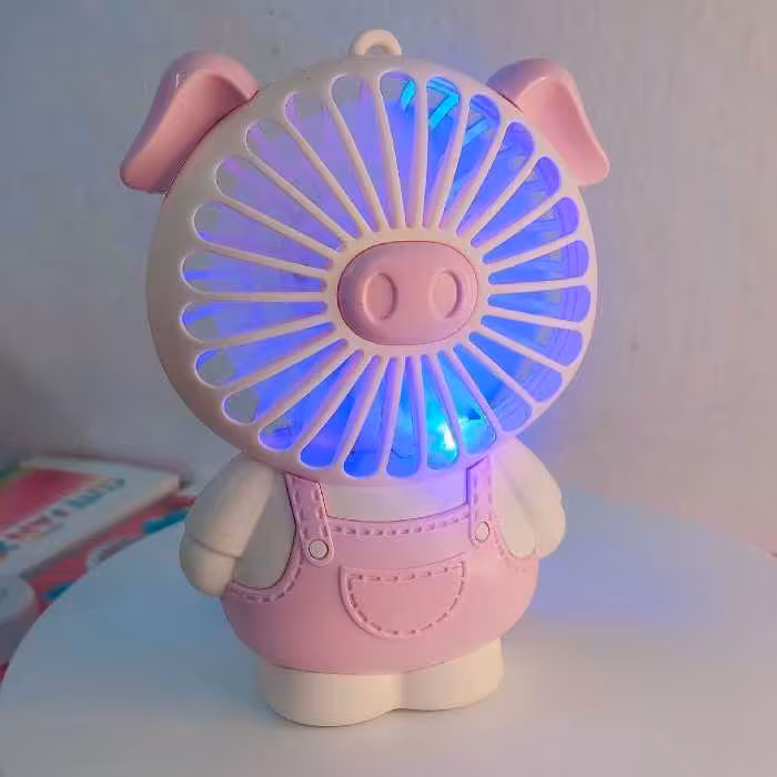 مینی فن عروسکی چراغدار. مینی پنکه فانتزی