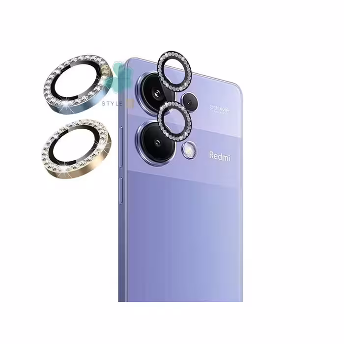 محافظ لنز گوشی نگین دار مناسب Xiaomi Redmi Note 13 4G