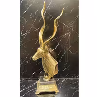 تندیس زیبای گوزن تمام برنز 