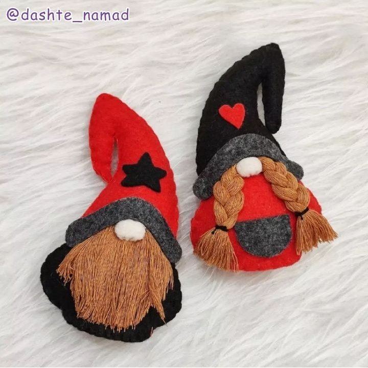 عروسک لیلیپوت کوچک نمدی(دکوری)