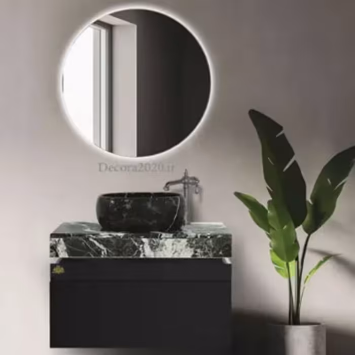 روشویی کابینتی طرح پترا مشکی