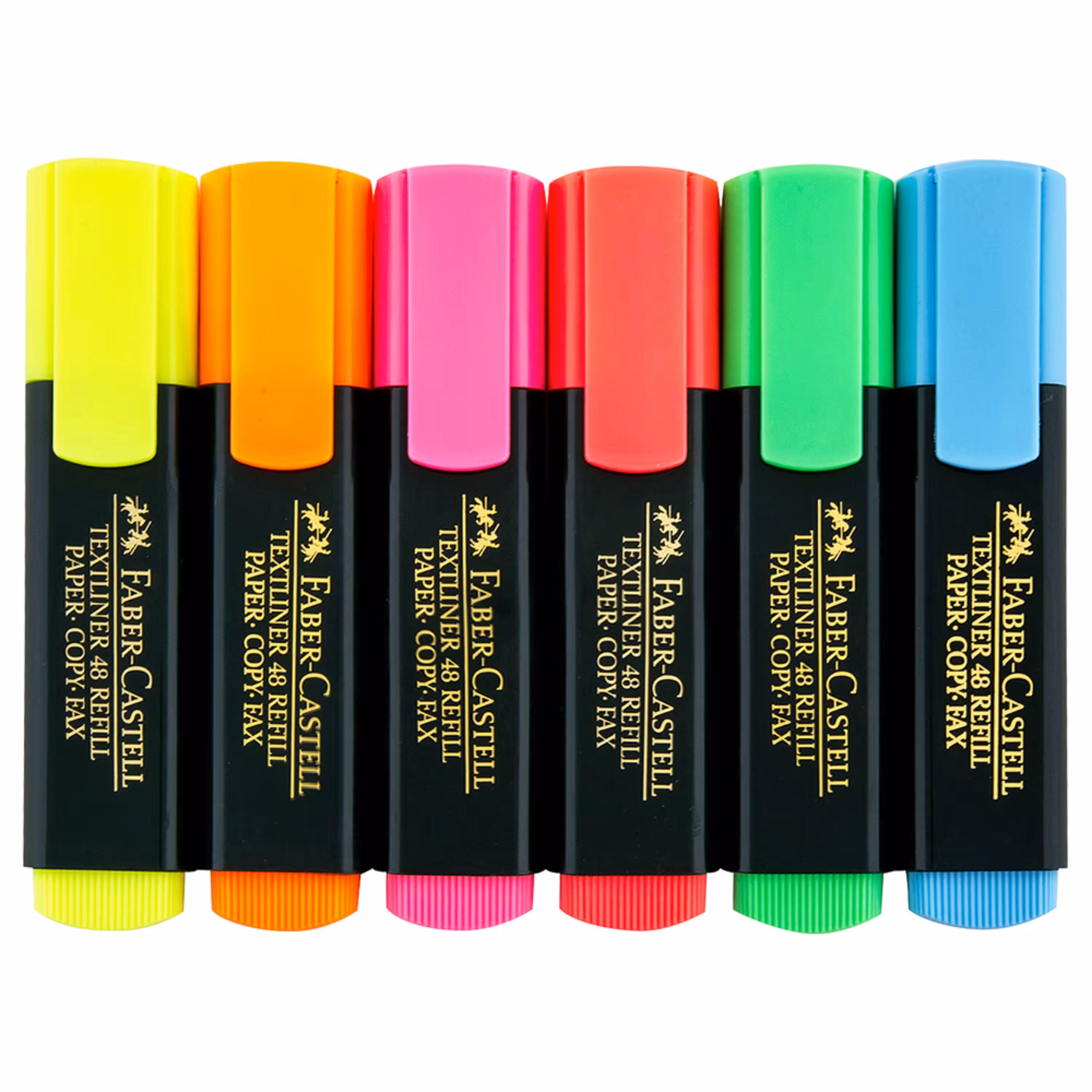 ماژیک هایلاتر فابر کاستل مدل 1548 در 6 رنگ