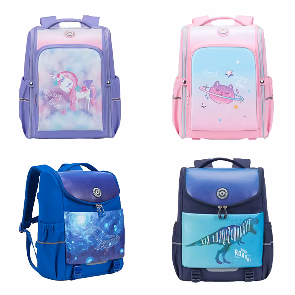 کوله پشتی مدرسه ضدباکتری شیائومی Kala.Y Sheep Antibacterial And Lightening Function School Bag Kids Series