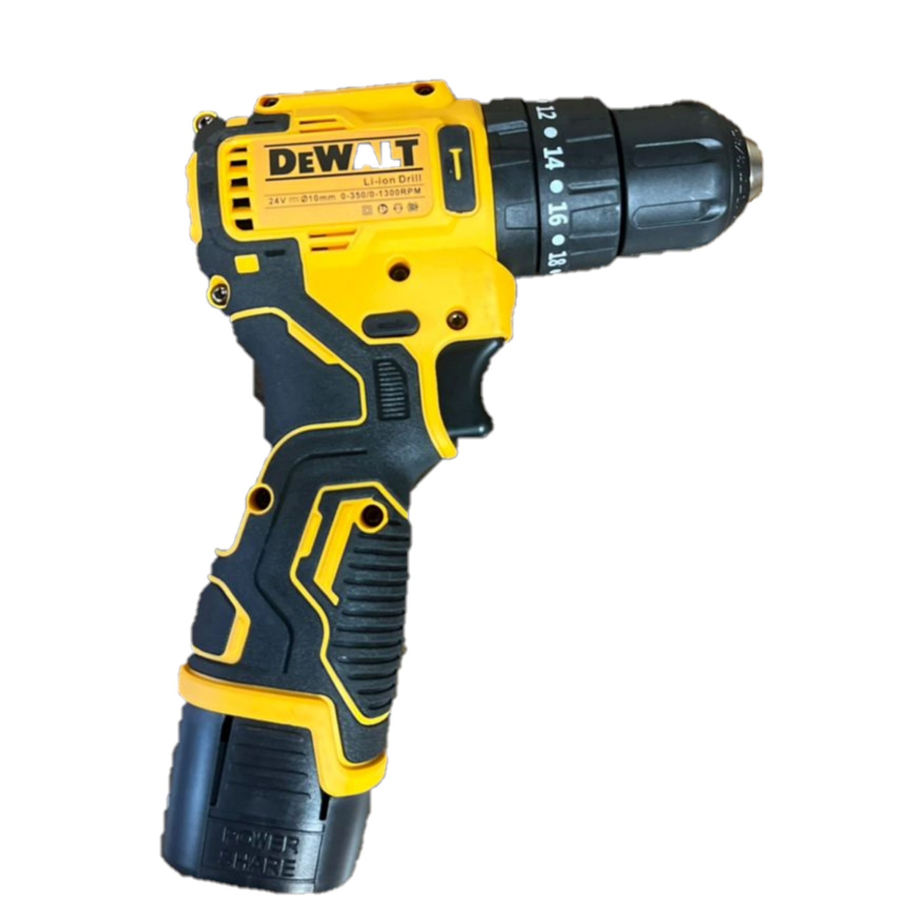 دریل شارژی براشلس طرح دیوالت 24 ولت