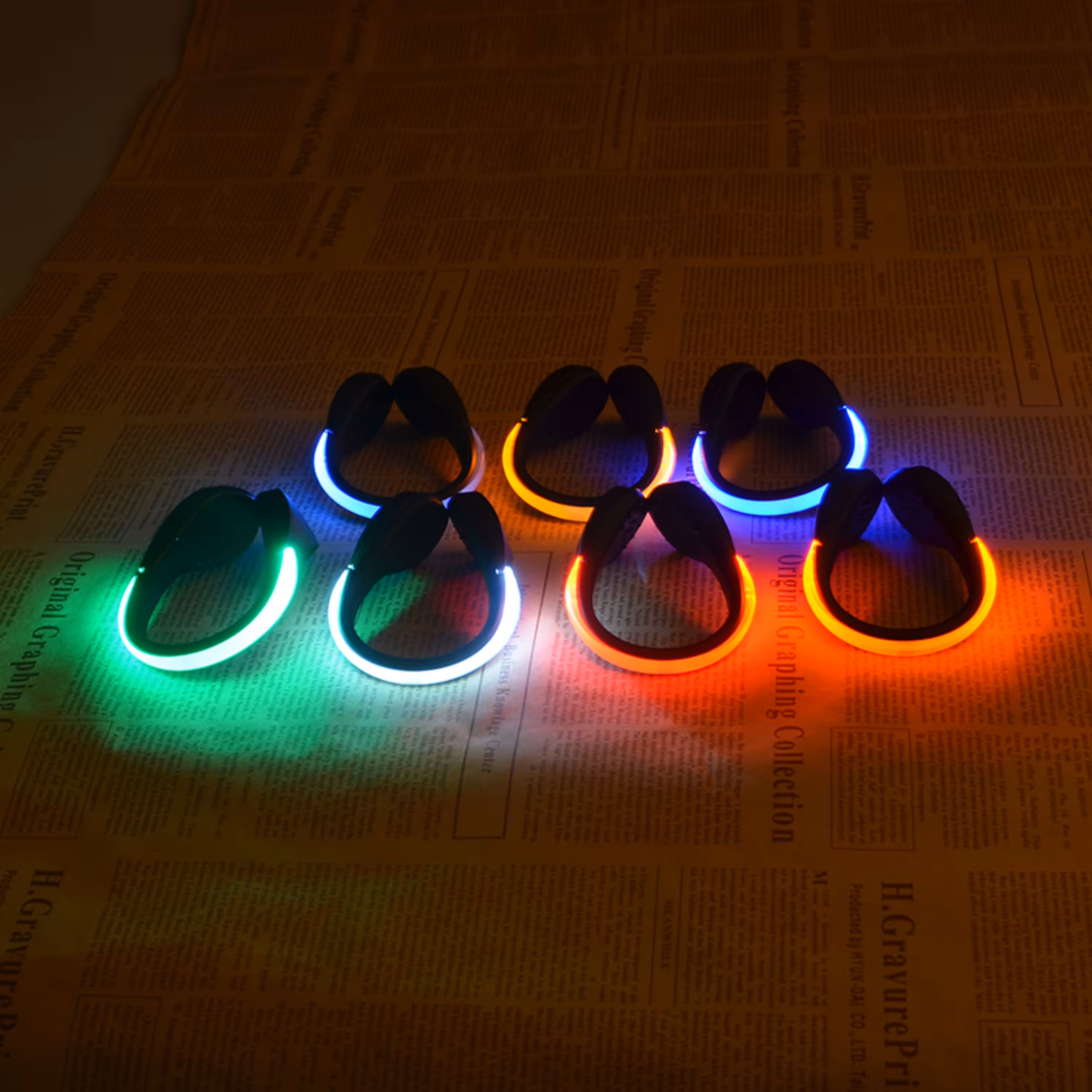 چراغ ال ای دی پشت کفش  ، مخصوص،کودکان ، ورزشکاران دوچرخه سوار ، ال ای دی ایمنی پوشیدنی برای دیده شدن در تاریکی، در 7 رنگ