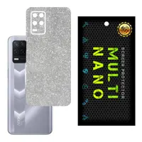 برچسب پوششی MultiNano مدل X-G1F-Silver برای پشت موبایل ریلمی Narzo 30 5G