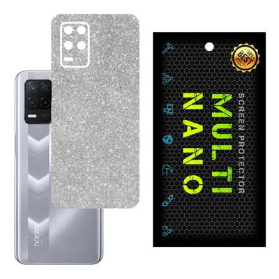 برچسب پوششی MultiNano مدل X-G1F-Silver برای پشت موبایل ریلمی Narzo 30 5G