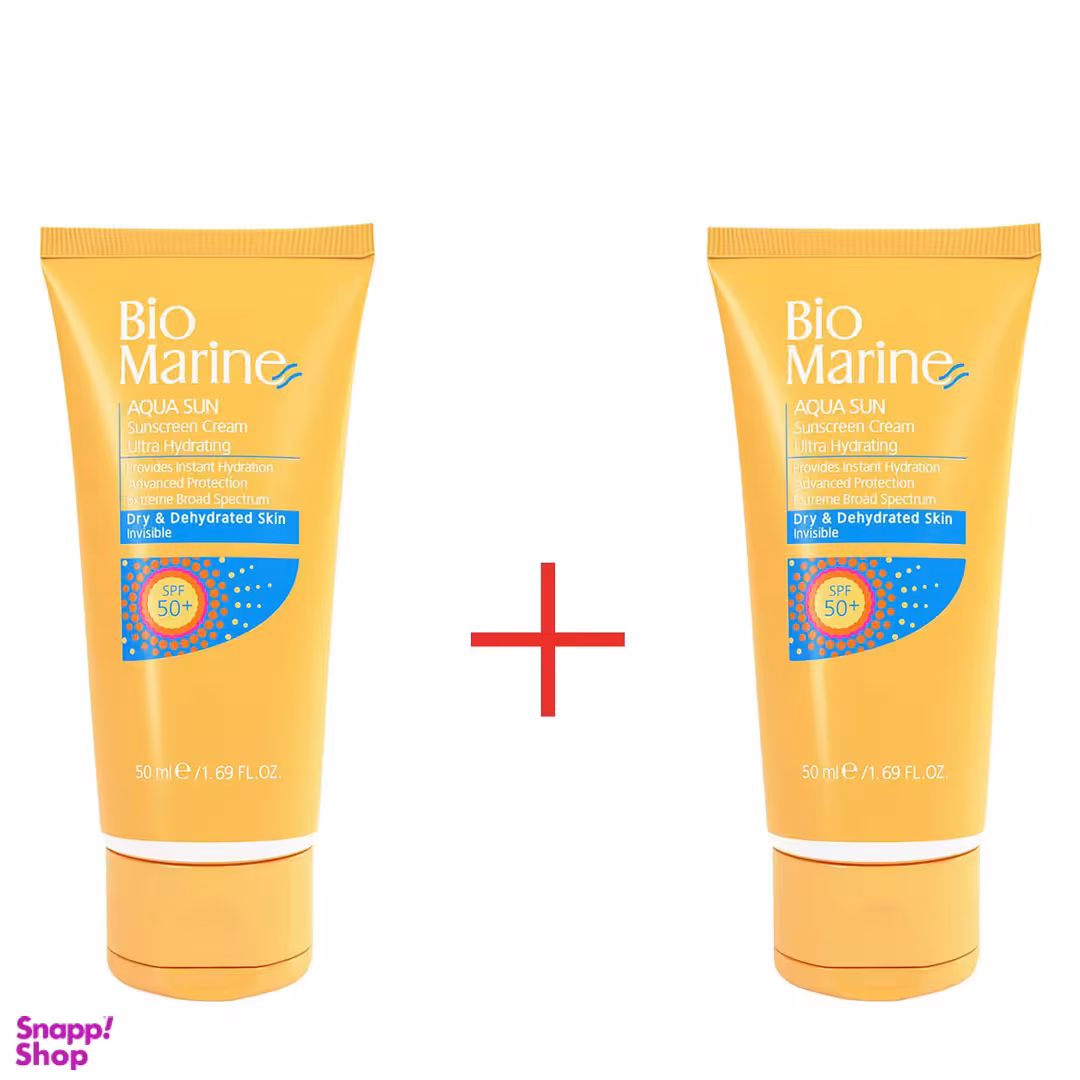 کرم ضد آفتاب بایومارین مدل Aqua Sun حجم 50 میلی‌‌ لیتر مجموعه 2 عددی