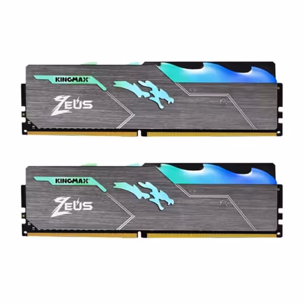 حافظه رم دسکتاپ کینگ مکس مدل Zeus Dragon RGB CL16 16GB DDR4 3200Mhz
