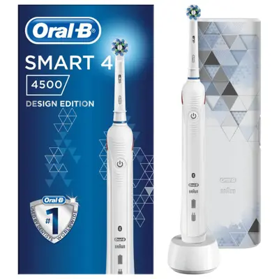 مسواک برقی بلوتوث دار اورال بی Oral-B Smart 4500 Cross Atcion with travel case