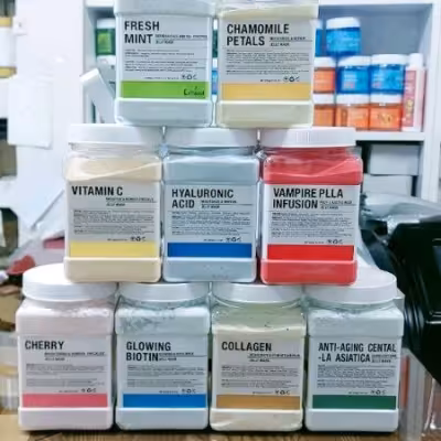 ماسک های هیدروژلی 650گرمی دکتر مینایر در 9رایحه