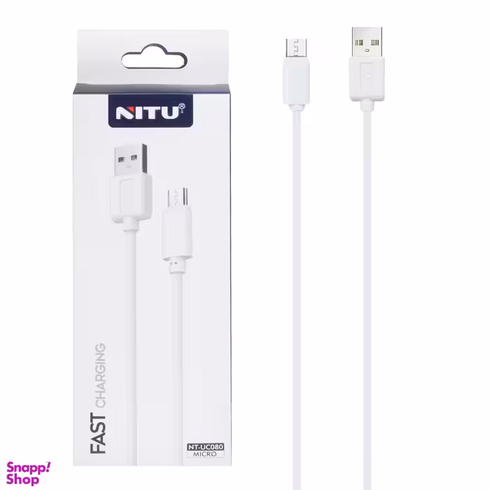 کابل 2.4 آمپر USB به micro-usb نیتو (Nitu) مدل UC80 طول 1 متر