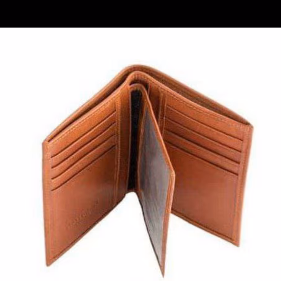 کیف پول جیبی سه لت چرم طبیعی دست دوز