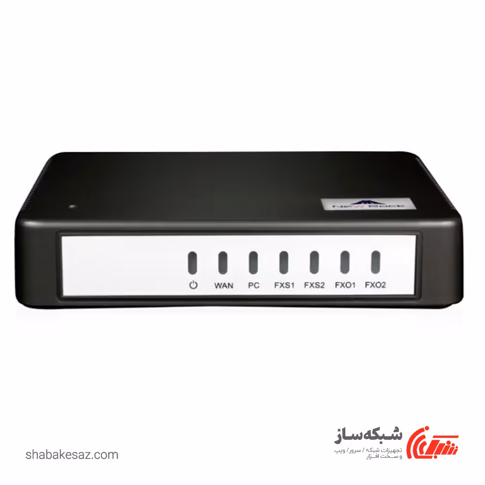 قیمت و خرید ویپ گیت وی دو پورت FXO نیوراک Newrock HX420G - شبکه ساز