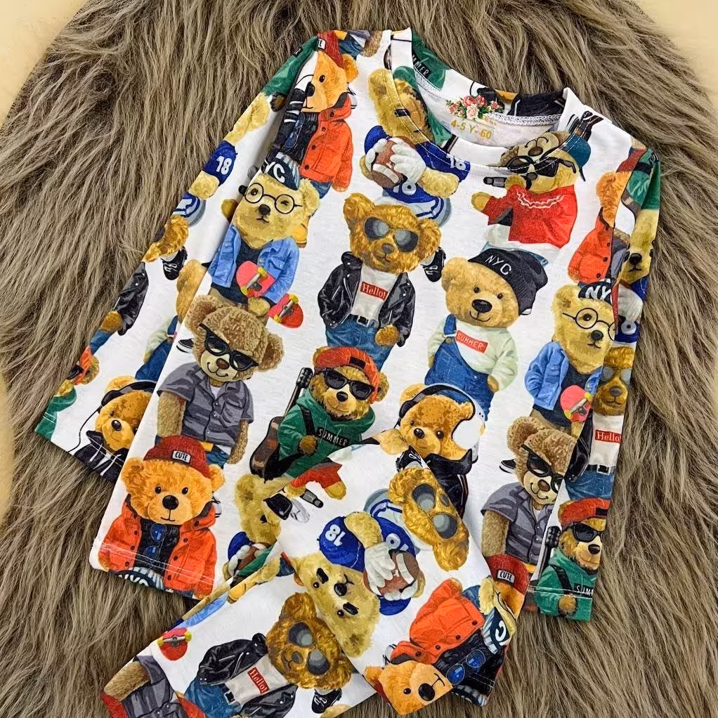 ست اسپرت تدی نخ پنبه