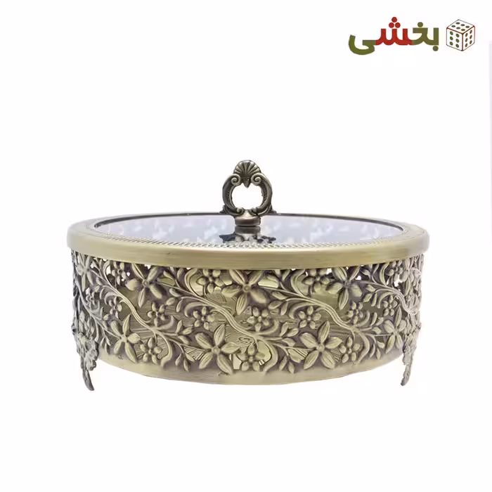 شکلات خوری آنتیک زمرد مدل درب پیرکس کد 2090 جدید