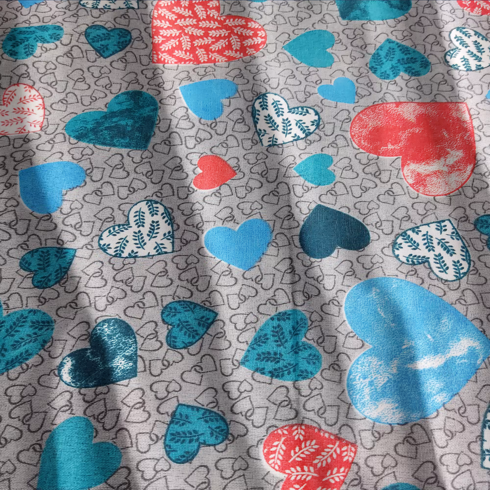 پارچه ملحفه مدل قلب کد505