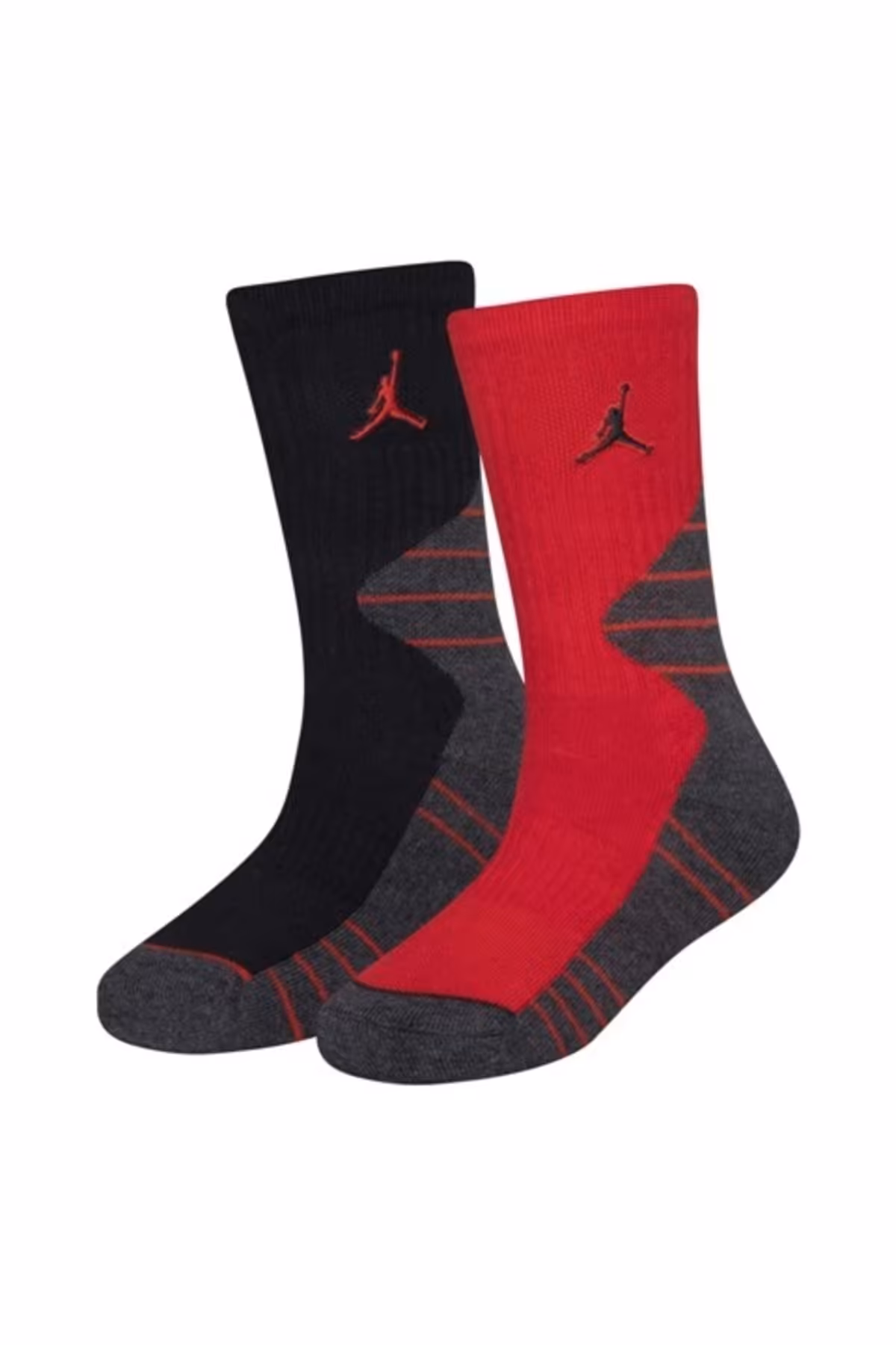 جوراب ورزشی خاکستری مردانه و زنانه JHN 2PK خدمه 2 قطعه 023 Nike