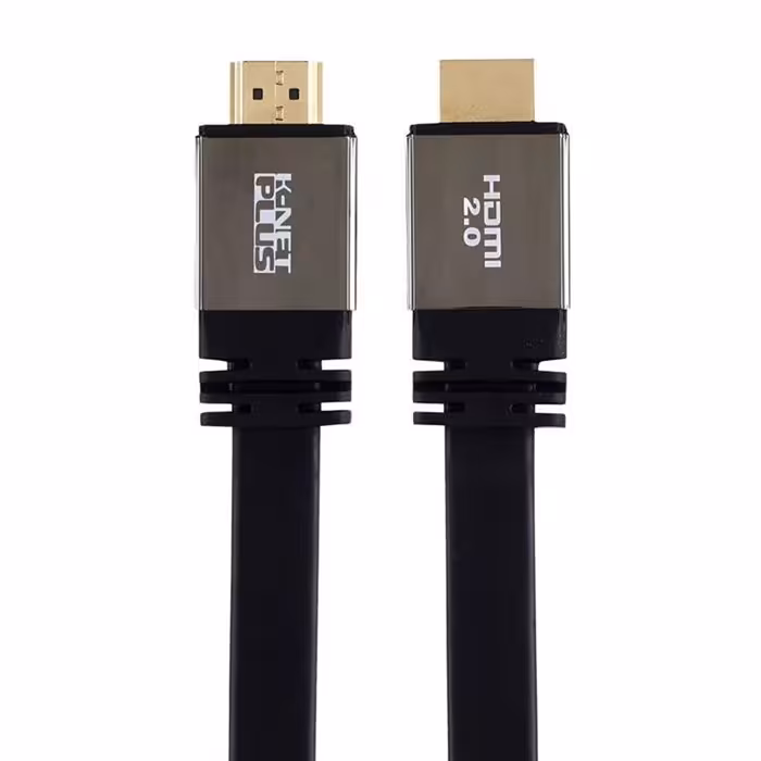 کابل HDMI 2.0 Flat کی نت پلاس مدل KP-HC165 به طول 20 متر