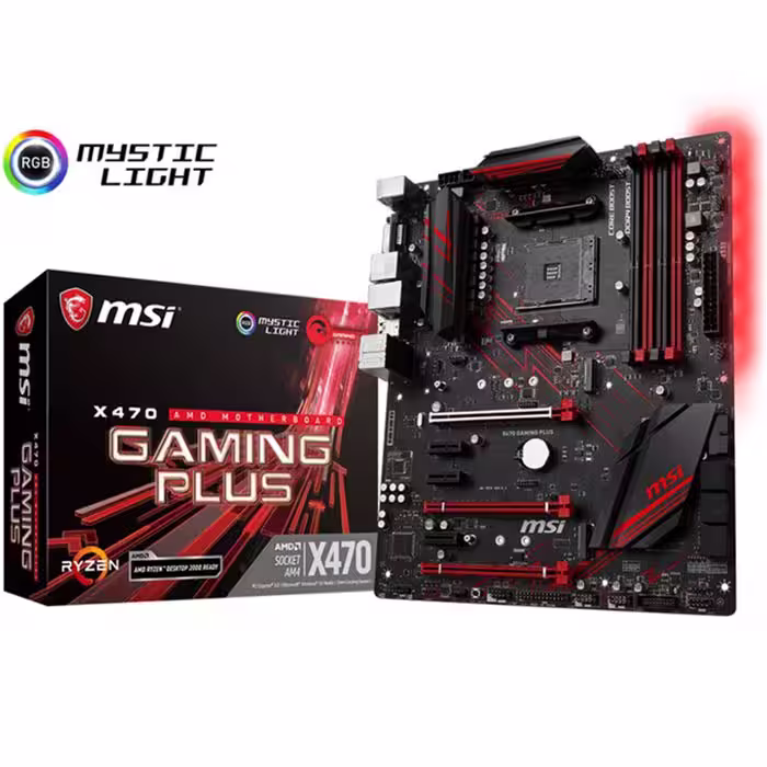 مادربورد ام اس آی مدل X470 GAMING PLUS