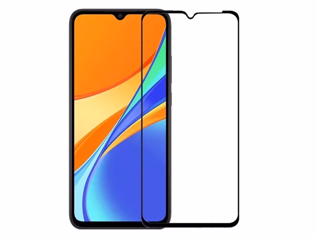 گلس و محافظ تمام صفحه Mletubl Full Glass For Redmi 9A/9C/Huawei Enjoy 20