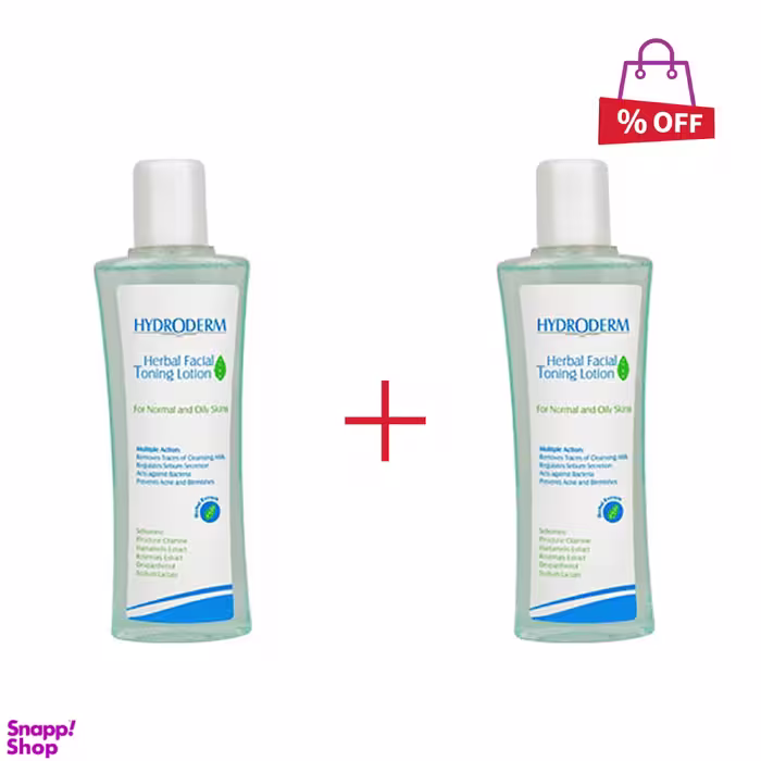 تونیک پاک‌ کننده هیدرودرم (Hydroderm) حجم 200 میلی‌لیتر مجموعه 2 عددی