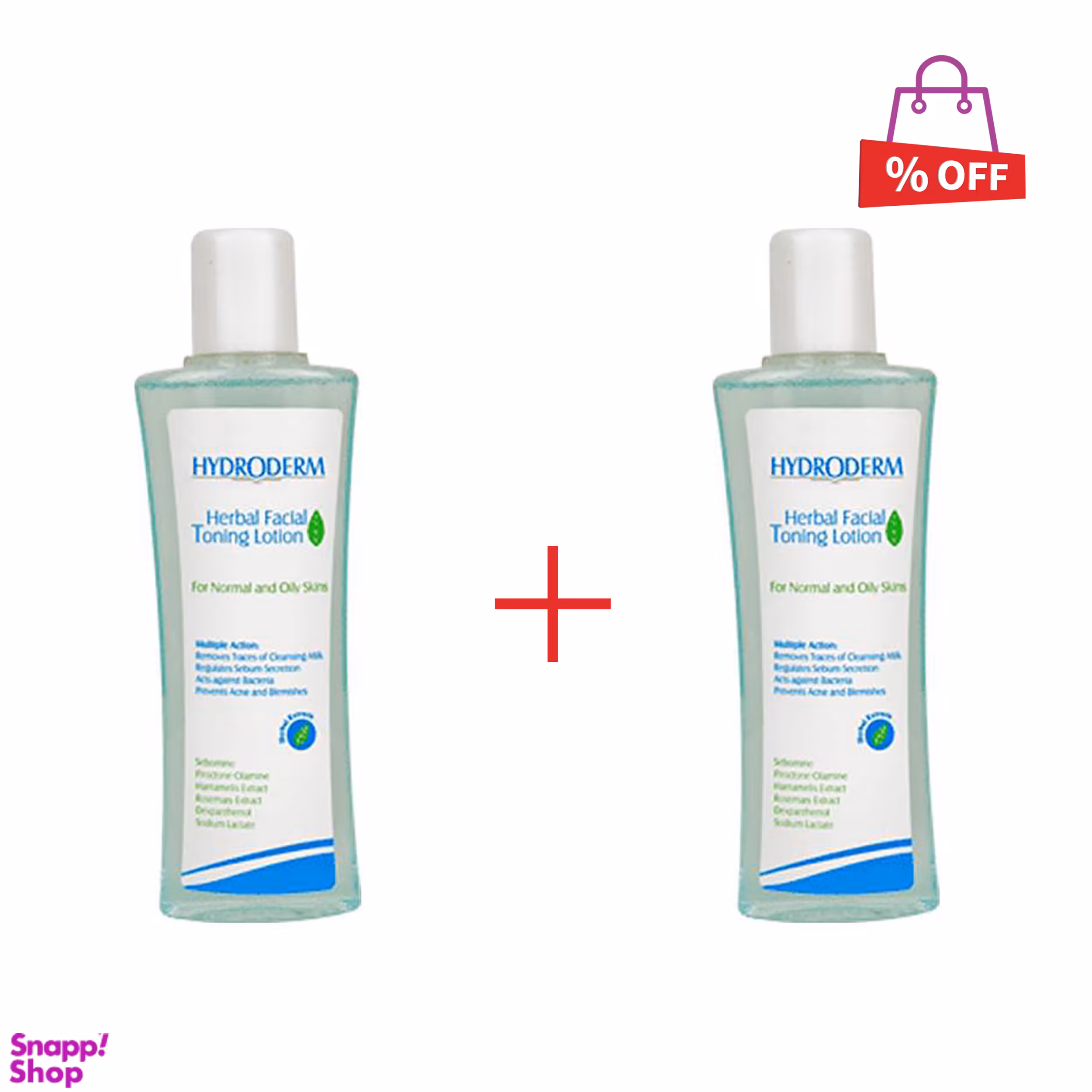 تونیک پاک‌ کننده هیدرودرم (Hydroderm) حجم 200 میلی‌لیتر مجموعه 2 عددی