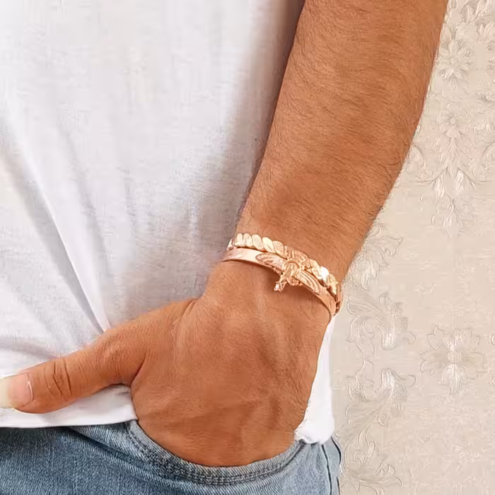 دستبند فروهر مس