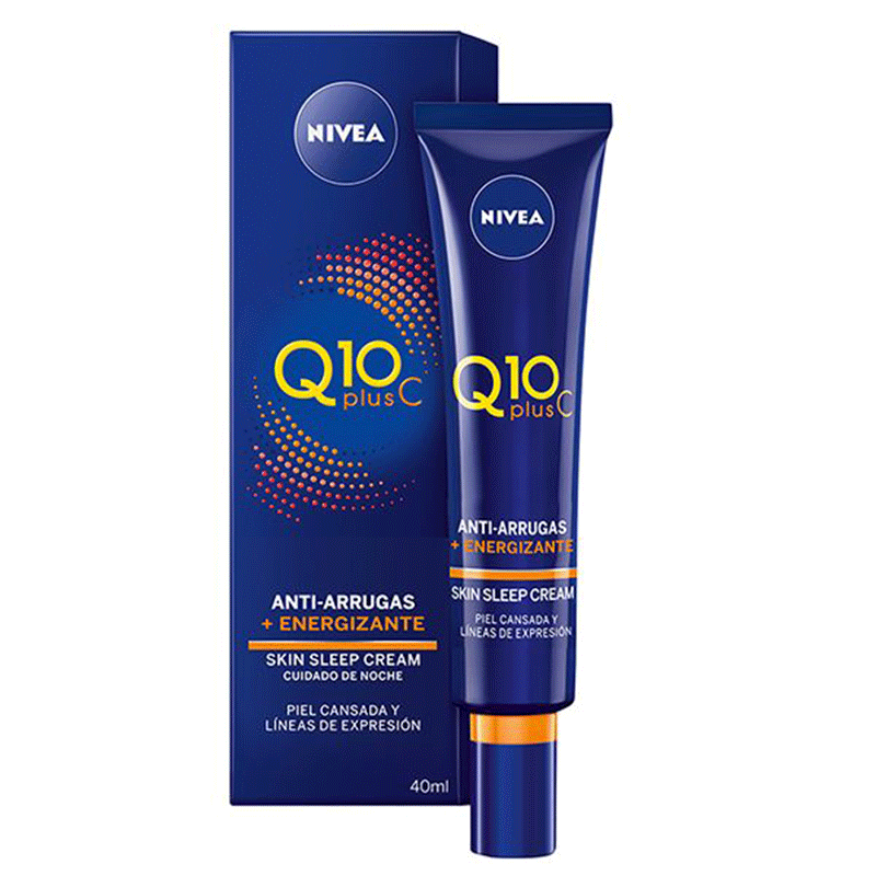 کرم شب ضد چروک و آبرسان نیوآ کیو تن Nivea Q10 Plus C Energizing night cream against wrinkles 40ml