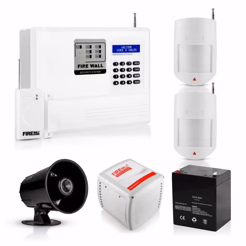 پک دزدگیر اماکن F7 فایروال با چشمی بی سیم (نمایندگی رسمی فایروال)