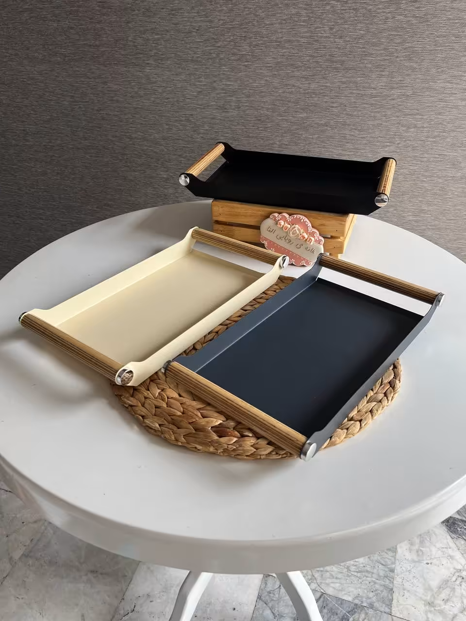 سینی فلزی دسته مدادی لایت- طرح دسته جدید