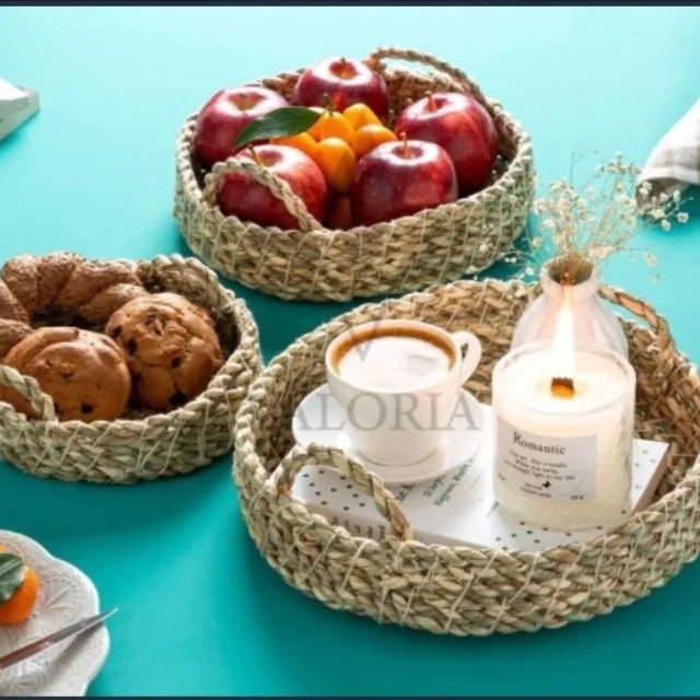سبد حصیری سه سایز