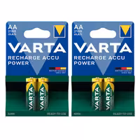 باتری قلمی قابل شارژ وارتا مدل assus 2100 بسته 4 عددی