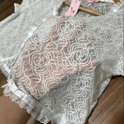 کت کراپ شومیز گیپور وارداتی
