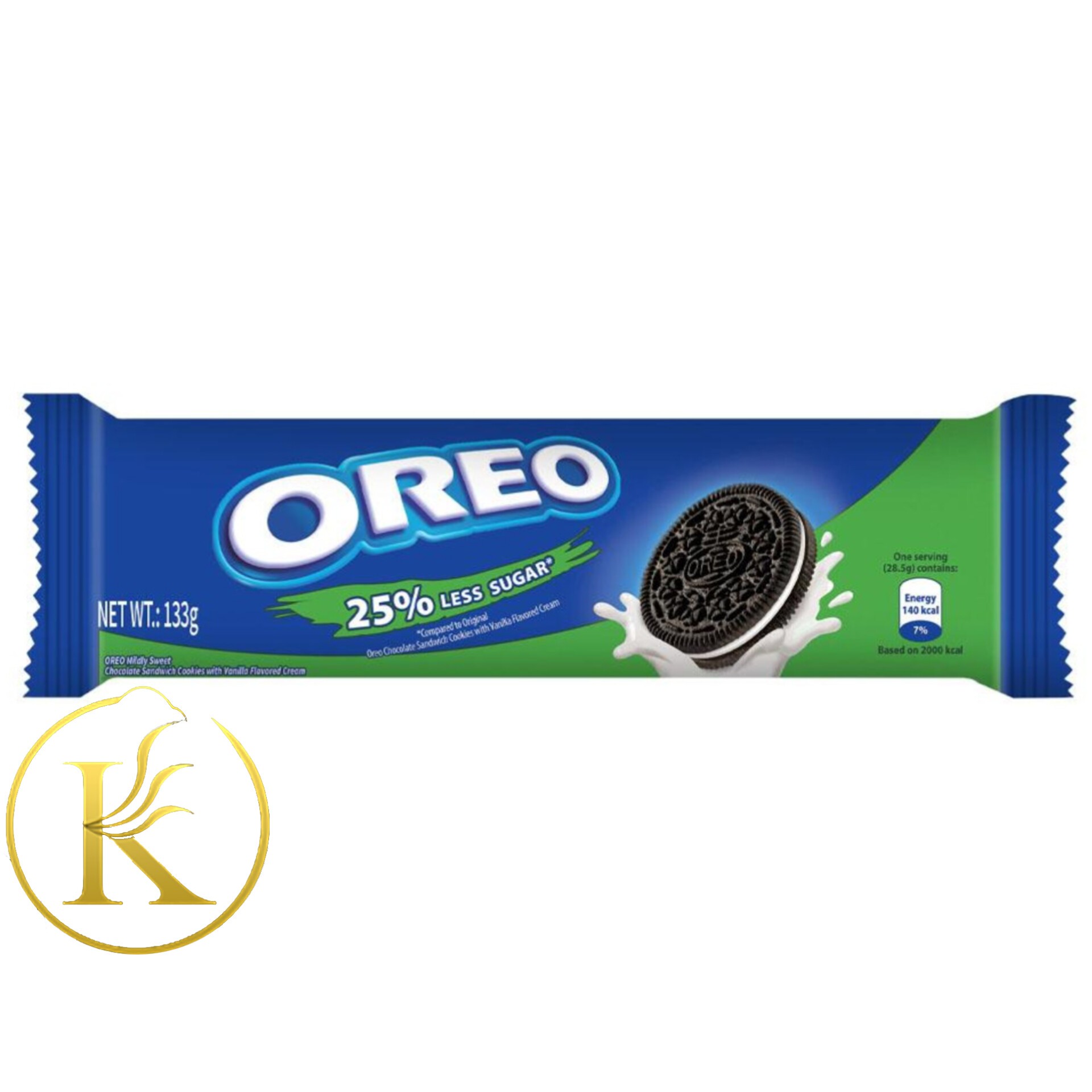 بیسکوییت رژیمی اورئو با 25 درصد شکر کمتر oreo

