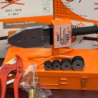 اتو لوله سبز صنعتی ویندو راکت  بزرگ با کیف و لقمه و قیچی