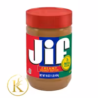 کره بادام زمینی رژیمی جیف (450گرم) jif