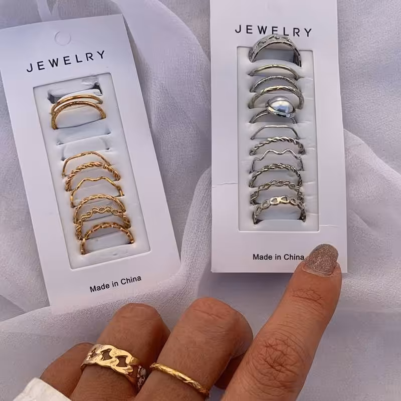 پک 11تایی انگشتر