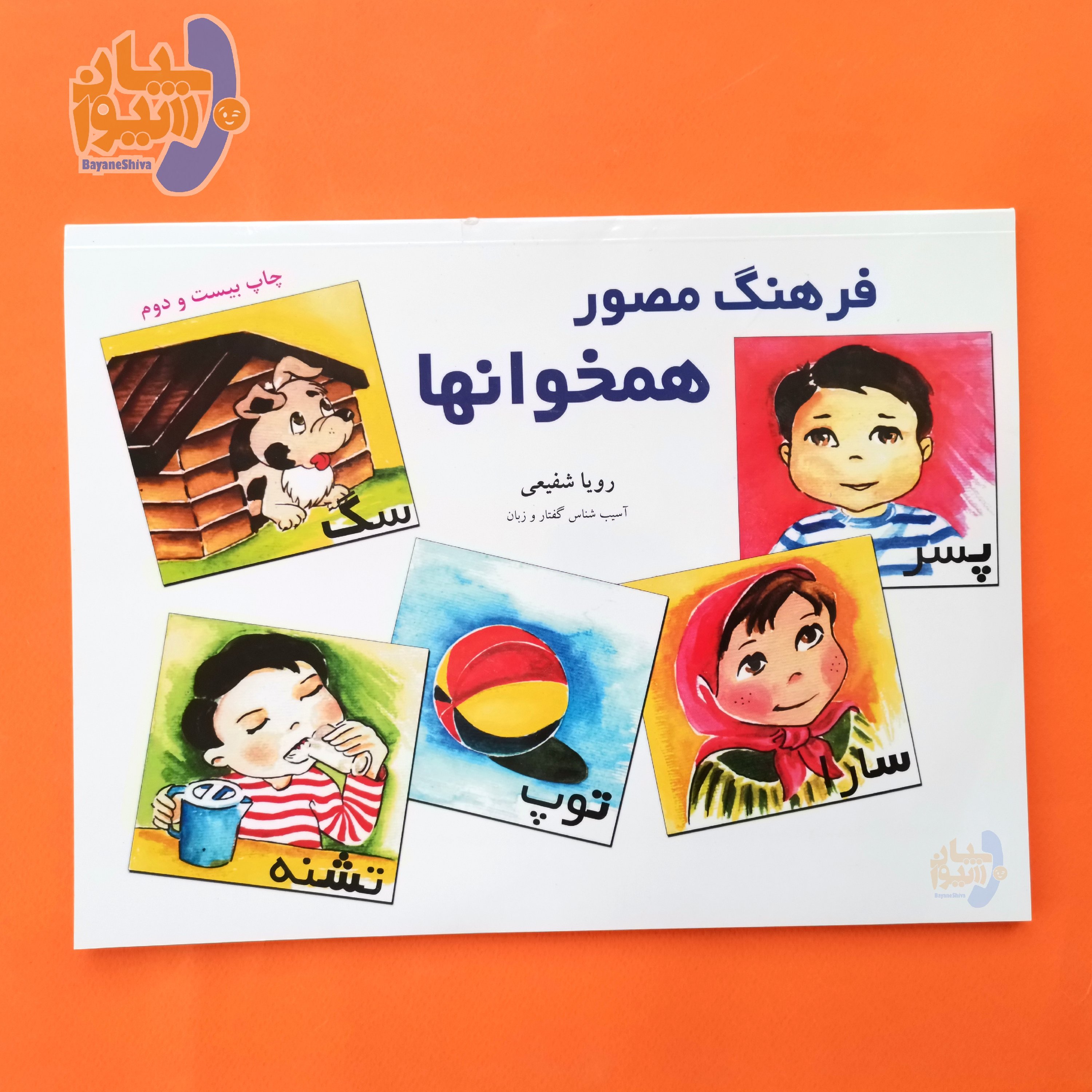 فرهنگ مصور همخوان ها اثر رویا شفیعی (کتاب قابل رنگ آمیزی)