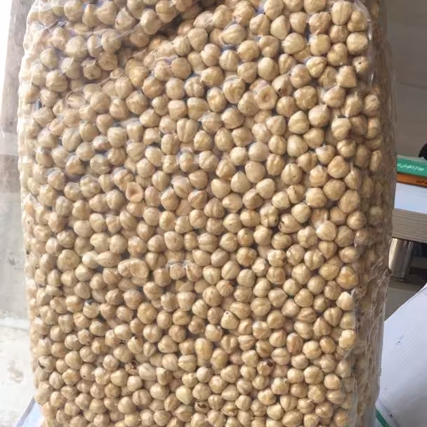 مغزفندق سفید ترکیه ای سایز13_15(فروش بصورت جعبه 10کیلویی)